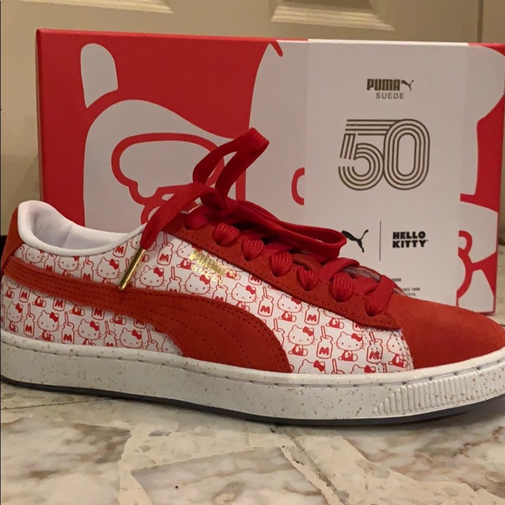 Puma x Hello Kitty Classic Suede Sneakers
